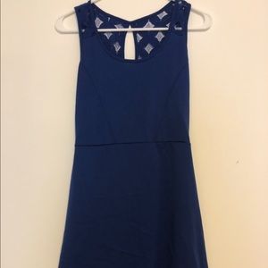 Blue dress